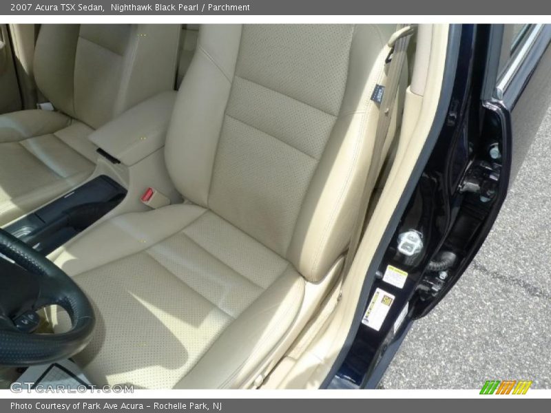 Nighthawk Black Pearl / Parchment 2007 Acura TSX Sedan