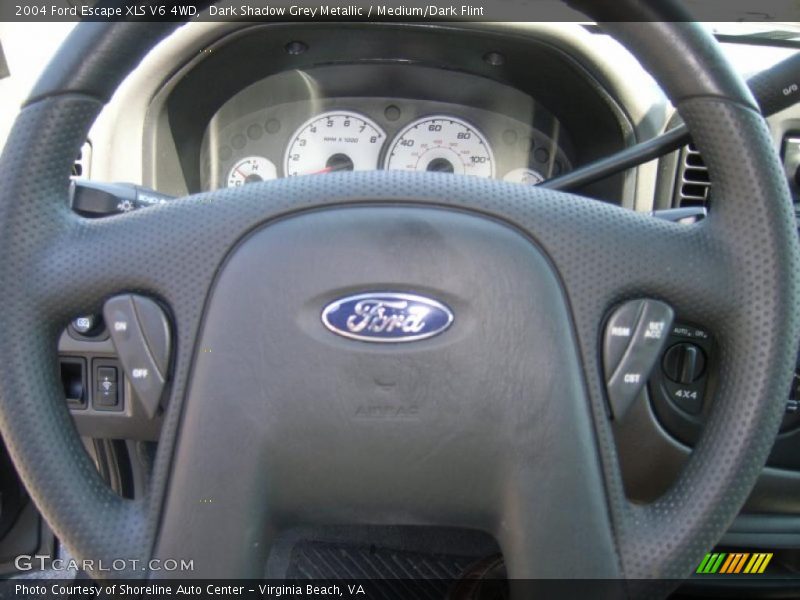 Dark Shadow Grey Metallic / Medium/Dark Flint 2004 Ford Escape XLS V6 4WD