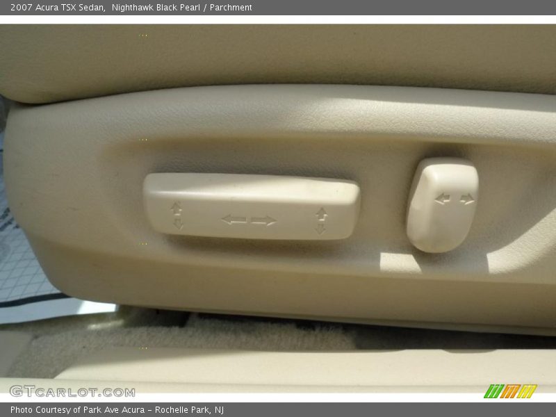 Nighthawk Black Pearl / Parchment 2007 Acura TSX Sedan