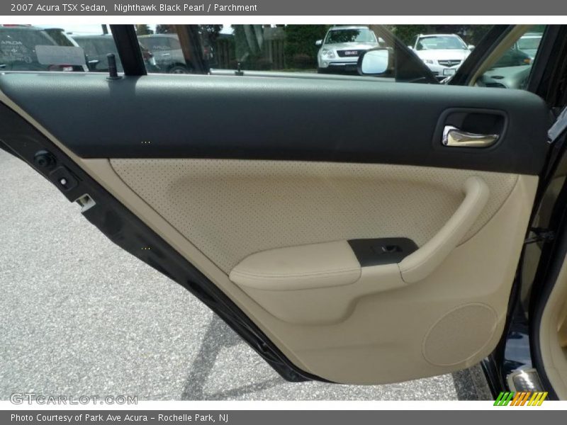 Nighthawk Black Pearl / Parchment 2007 Acura TSX Sedan