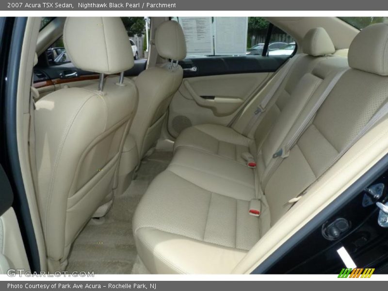 Nighthawk Black Pearl / Parchment 2007 Acura TSX Sedan