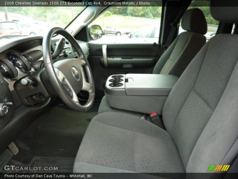 Graystone Metallic / Ebony 2008 Chevrolet Silverado 1500 Z71 Extended Cab 4x4