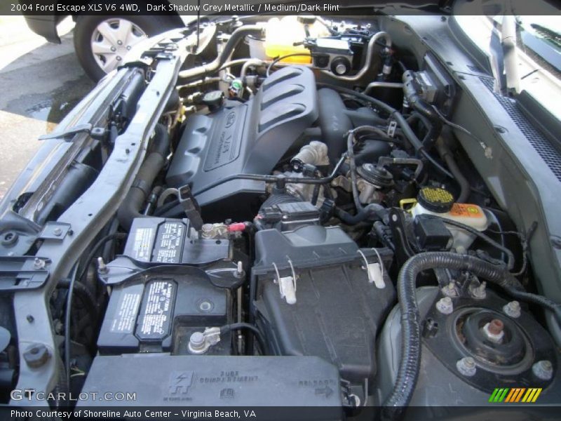 Dark Shadow Grey Metallic / Medium/Dark Flint 2004 Ford Escape XLS V6 4WD