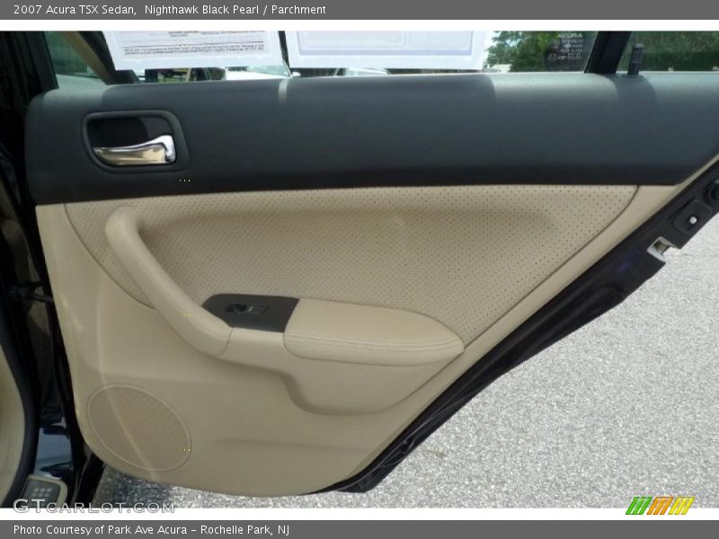 Nighthawk Black Pearl / Parchment 2007 Acura TSX Sedan