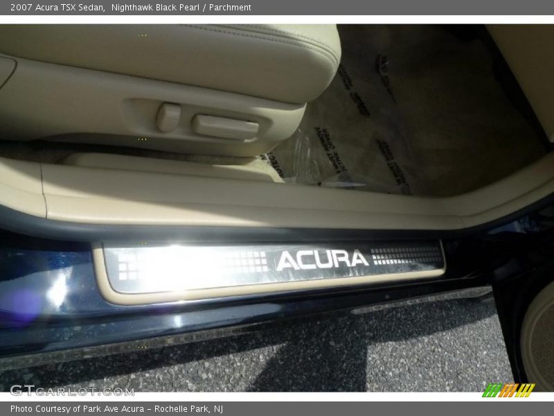 Nighthawk Black Pearl / Parchment 2007 Acura TSX Sedan