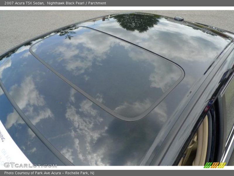 Nighthawk Black Pearl / Parchment 2007 Acura TSX Sedan