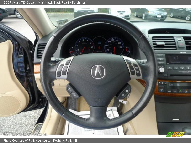 Nighthawk Black Pearl / Parchment 2007 Acura TSX Sedan