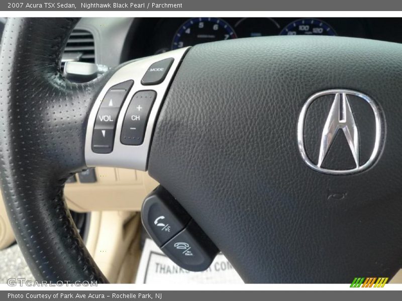 Nighthawk Black Pearl / Parchment 2007 Acura TSX Sedan