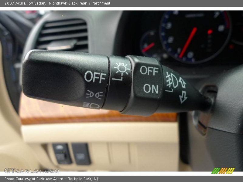Nighthawk Black Pearl / Parchment 2007 Acura TSX Sedan