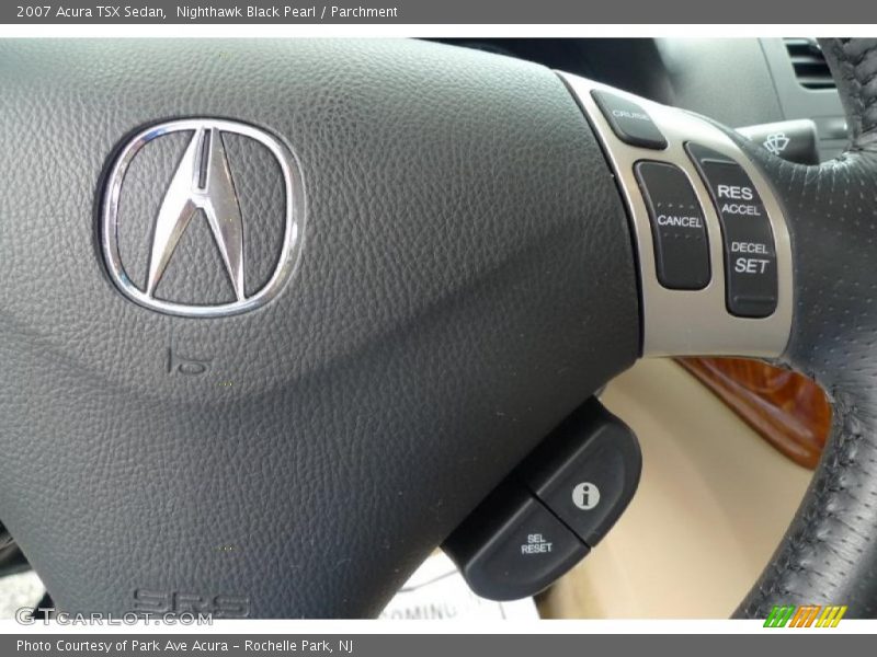 Nighthawk Black Pearl / Parchment 2007 Acura TSX Sedan