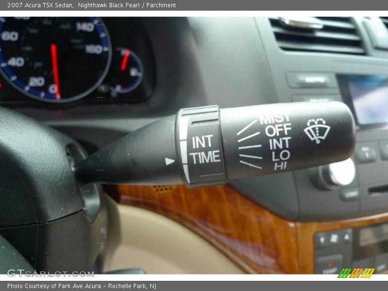 Nighthawk Black Pearl / Parchment 2007 Acura TSX Sedan