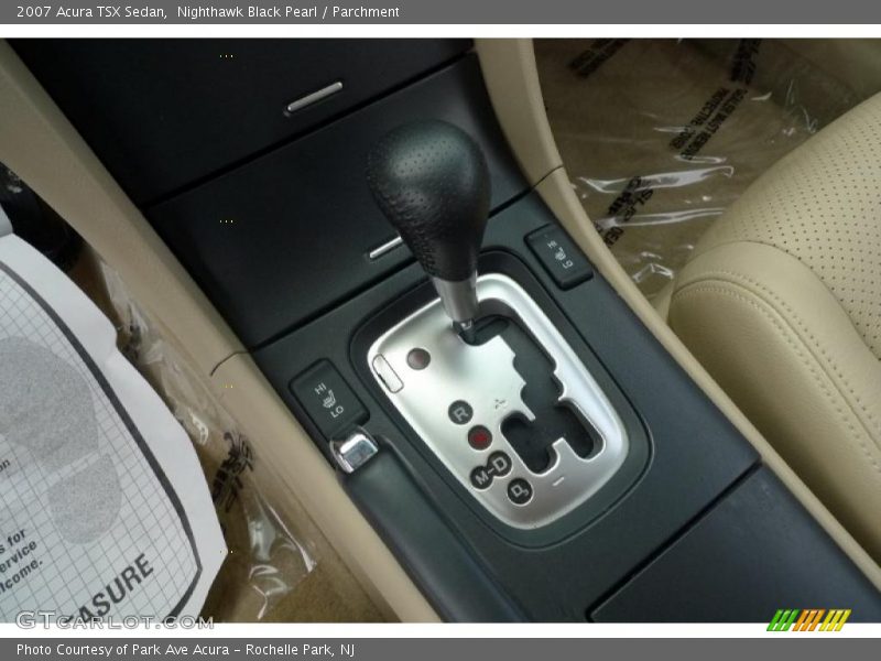 Nighthawk Black Pearl / Parchment 2007 Acura TSX Sedan