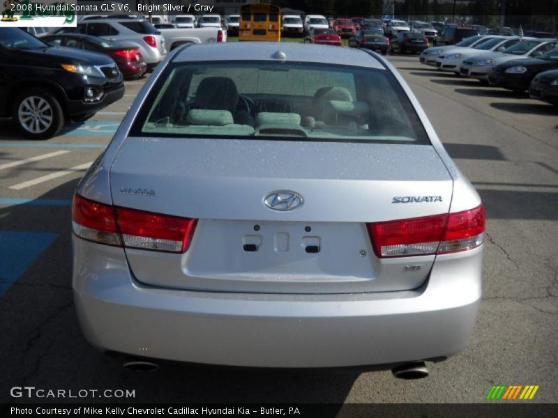 Bright Silver / Gray 2008 Hyundai Sonata GLS V6