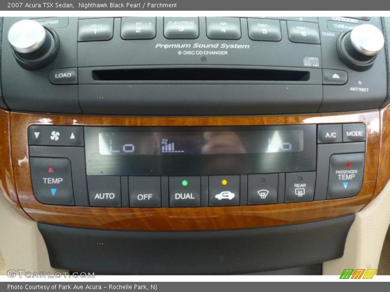 Nighthawk Black Pearl / Parchment 2007 Acura TSX Sedan
