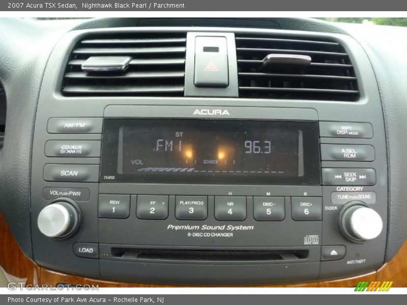 Nighthawk Black Pearl / Parchment 2007 Acura TSX Sedan