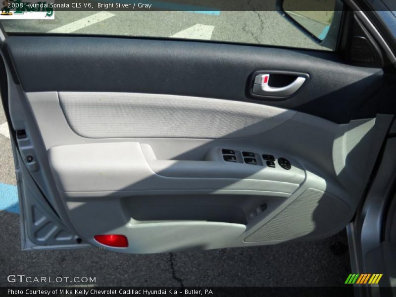 Bright Silver / Gray 2008 Hyundai Sonata GLS V6
