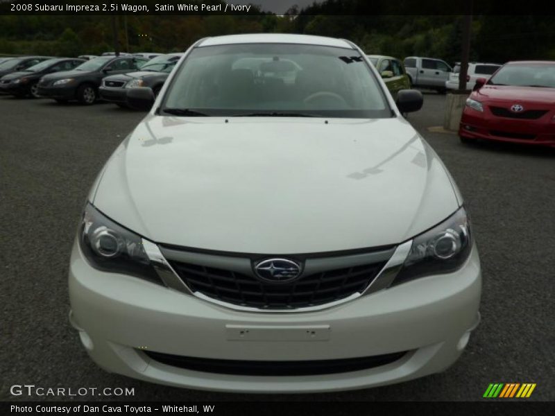 Satin White Pearl / Ivory 2008 Subaru Impreza 2.5i Wagon