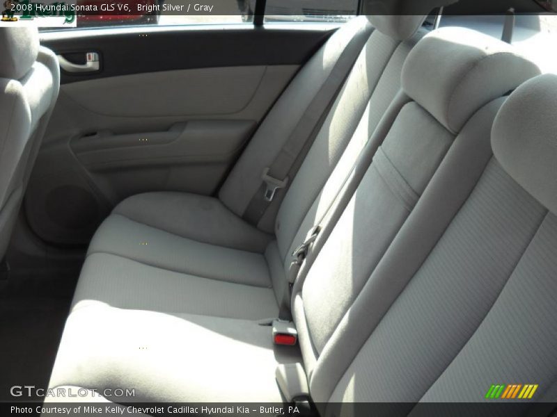 Bright Silver / Gray 2008 Hyundai Sonata GLS V6
