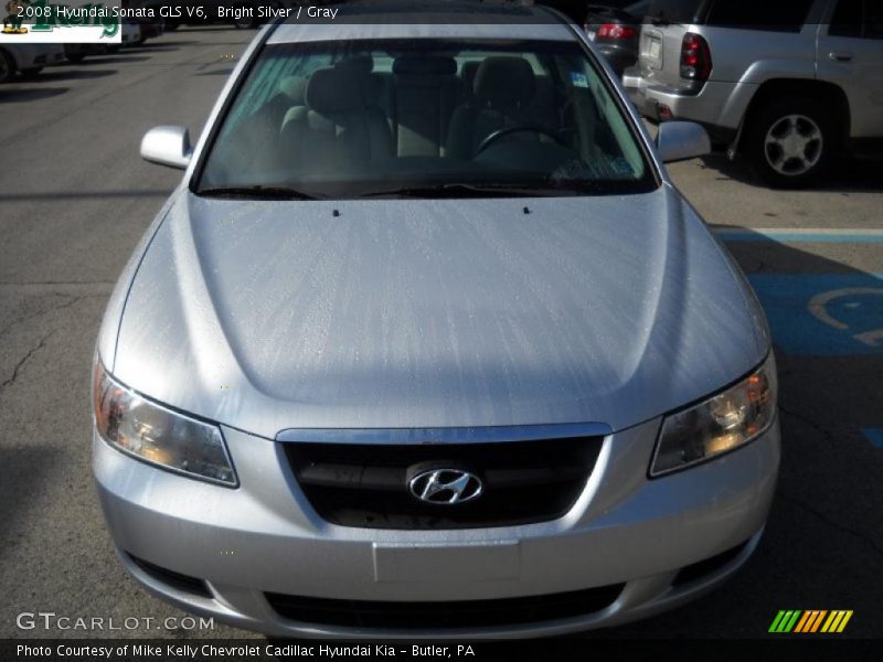 Bright Silver / Gray 2008 Hyundai Sonata GLS V6