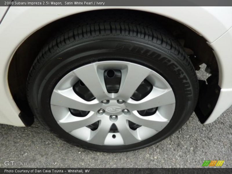 Satin White Pearl / Ivory 2008 Subaru Impreza 2.5i Wagon