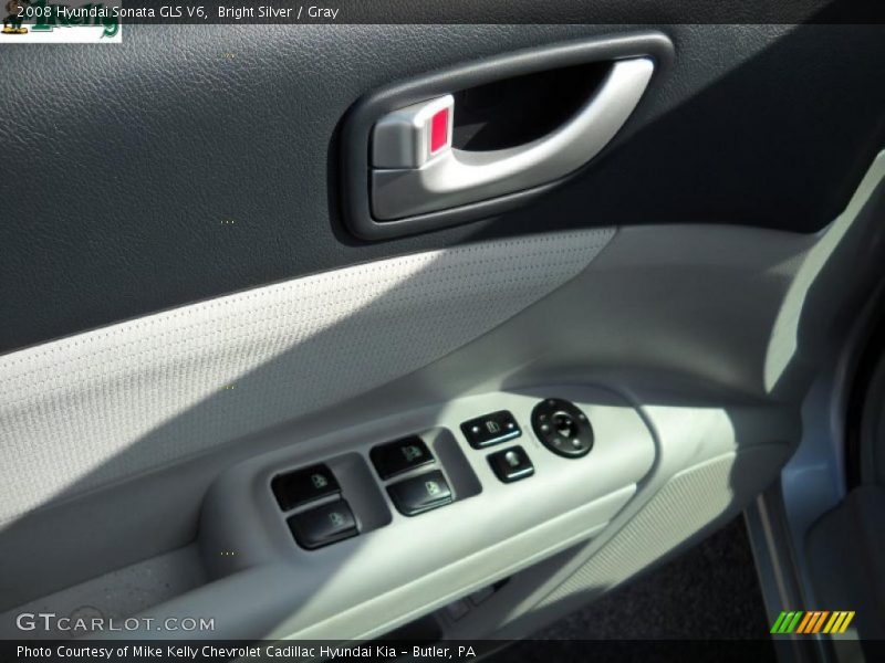 Bright Silver / Gray 2008 Hyundai Sonata GLS V6