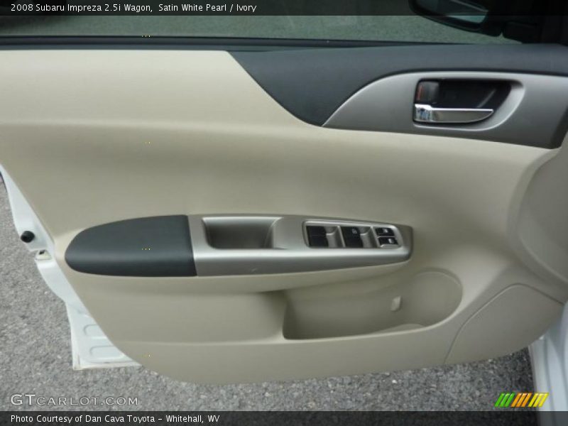 Satin White Pearl / Ivory 2008 Subaru Impreza 2.5i Wagon