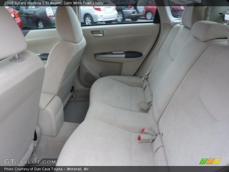 Satin White Pearl / Ivory 2008 Subaru Impreza 2.5i Wagon