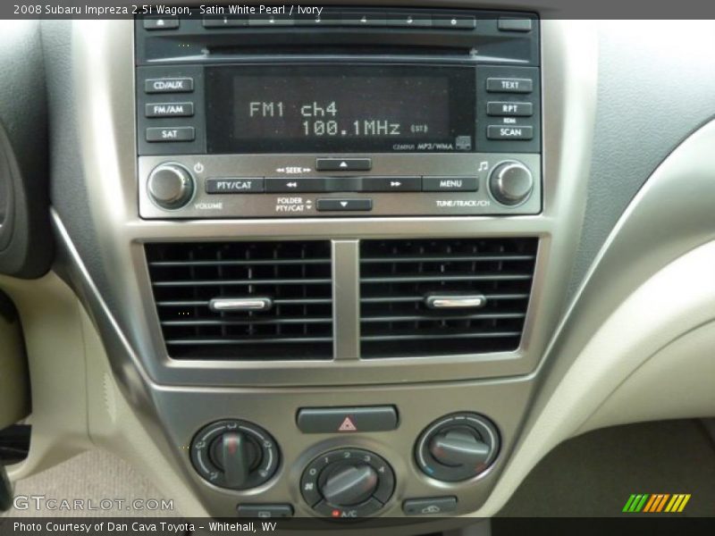Satin White Pearl / Ivory 2008 Subaru Impreza 2.5i Wagon