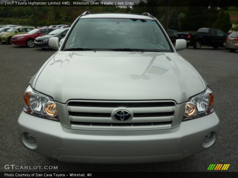 Millenium Silver Metallic / Ash Gray 2007 Toyota Highlander Limited 4WD