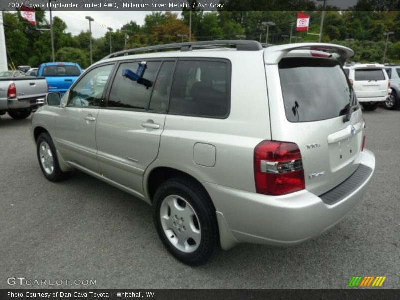 Millenium Silver Metallic / Ash Gray 2007 Toyota Highlander Limited 4WD
