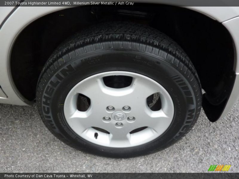 Millenium Silver Metallic / Ash Gray 2007 Toyota Highlander Limited 4WD