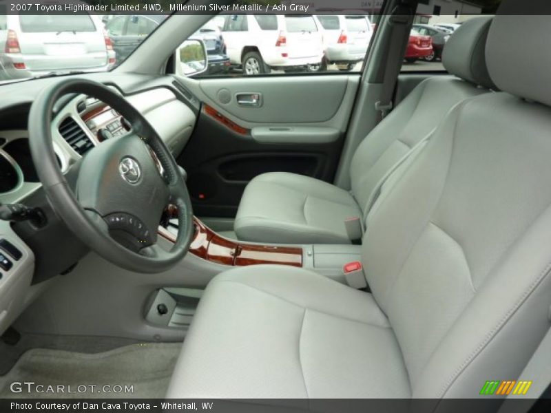Millenium Silver Metallic / Ash Gray 2007 Toyota Highlander Limited 4WD