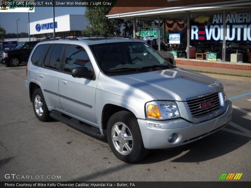 Silver Mist Metallic / Light Gray 2007 GMC Envoy SLT 4x4