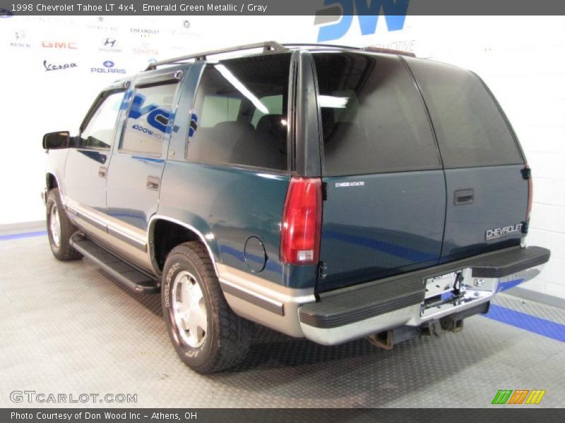 Emerald Green Metallic / Gray 1998 Chevrolet Tahoe LT 4x4