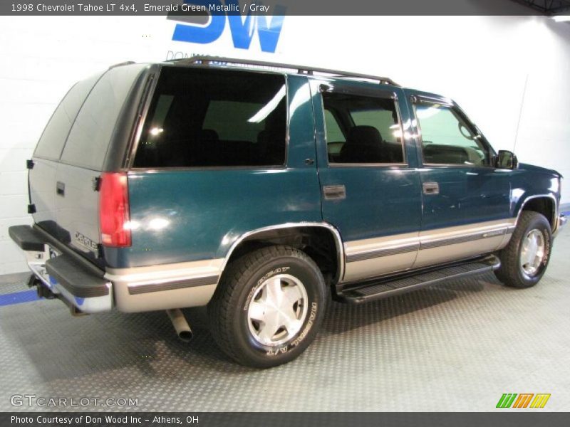 Emerald Green Metallic / Gray 1998 Chevrolet Tahoe LT 4x4