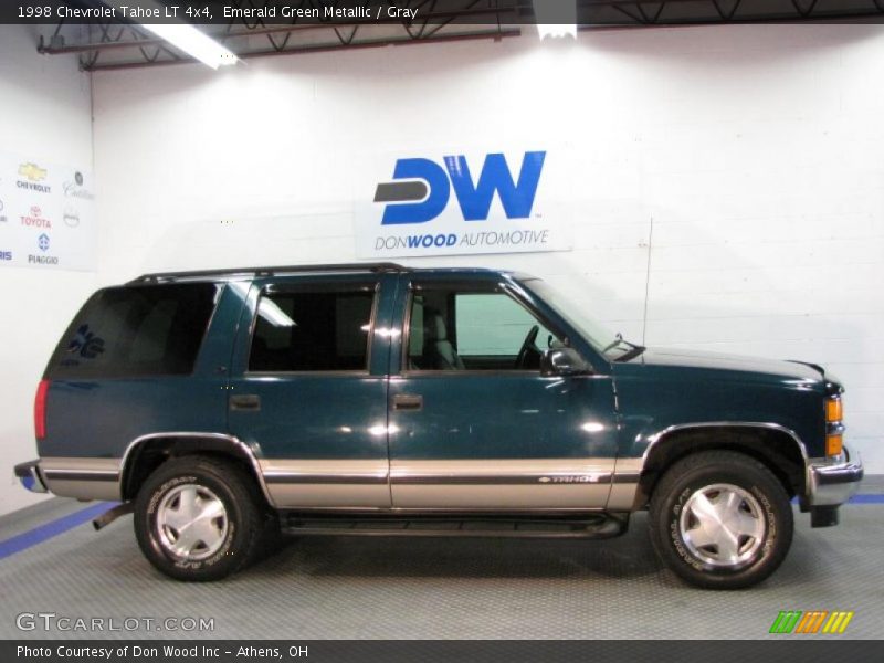 Emerald Green Metallic / Gray 1998 Chevrolet Tahoe LT 4x4