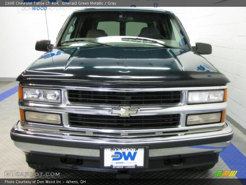 Emerald Green Metallic / Gray 1998 Chevrolet Tahoe LT 4x4