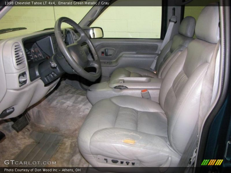 Emerald Green Metallic / Gray 1998 Chevrolet Tahoe LT 4x4
