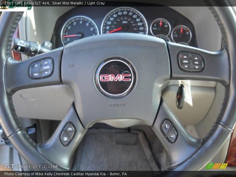 Silver Mist Metallic / Light Gray 2007 GMC Envoy SLT 4x4