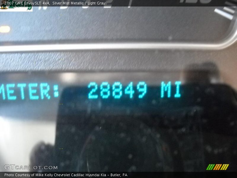 Silver Mist Metallic / Light Gray 2007 GMC Envoy SLT 4x4