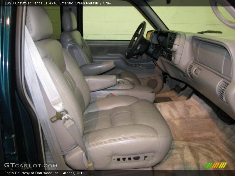 Emerald Green Metallic / Gray 1998 Chevrolet Tahoe LT 4x4