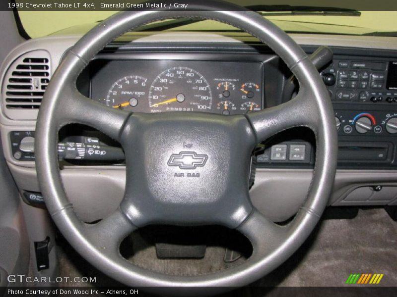 Emerald Green Metallic / Gray 1998 Chevrolet Tahoe LT 4x4