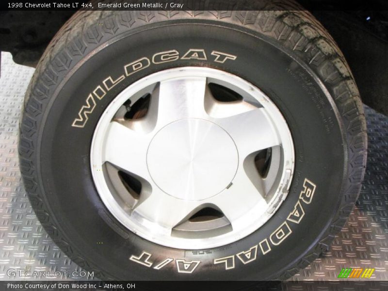 Emerald Green Metallic / Gray 1998 Chevrolet Tahoe LT 4x4