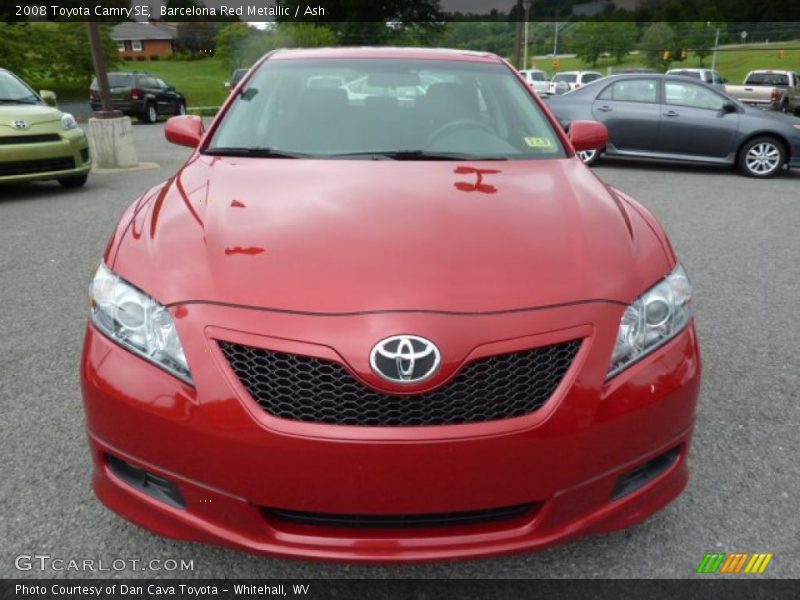 Barcelona Red Metallic / Ash 2008 Toyota Camry SE