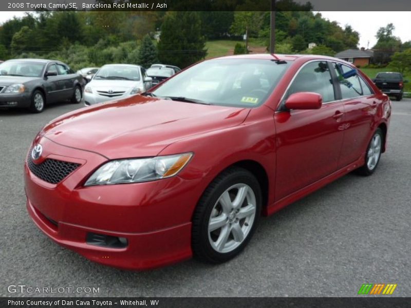 Barcelona Red Metallic / Ash 2008 Toyota Camry SE