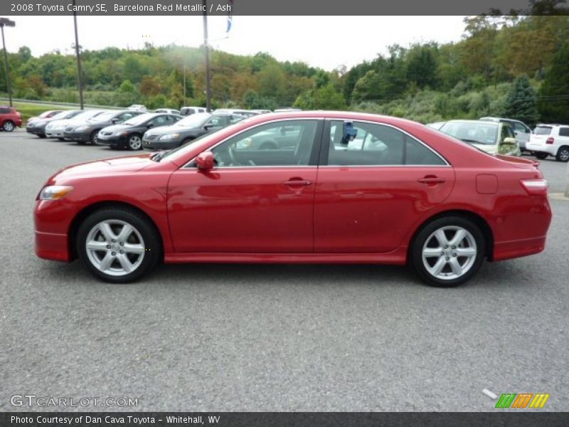 Barcelona Red Metallic / Ash 2008 Toyota Camry SE