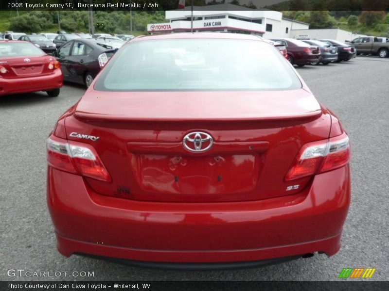 Barcelona Red Metallic / Ash 2008 Toyota Camry SE