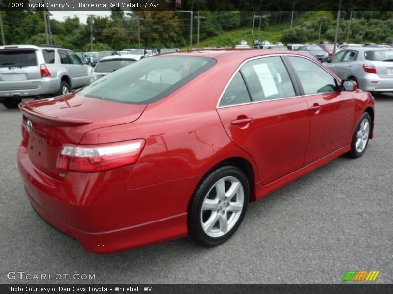 Barcelona Red Metallic / Ash 2008 Toyota Camry SE