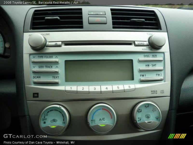 Barcelona Red Metallic / Ash 2008 Toyota Camry SE