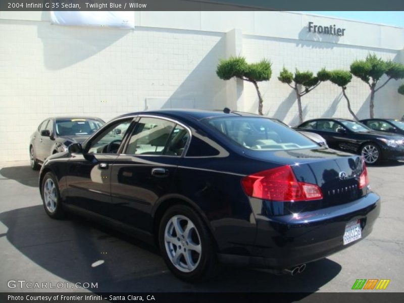 Twilight Blue / Willow 2004 Infiniti G 35 Sedan